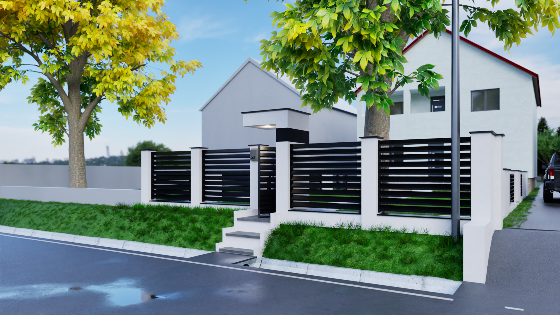 Fence side View